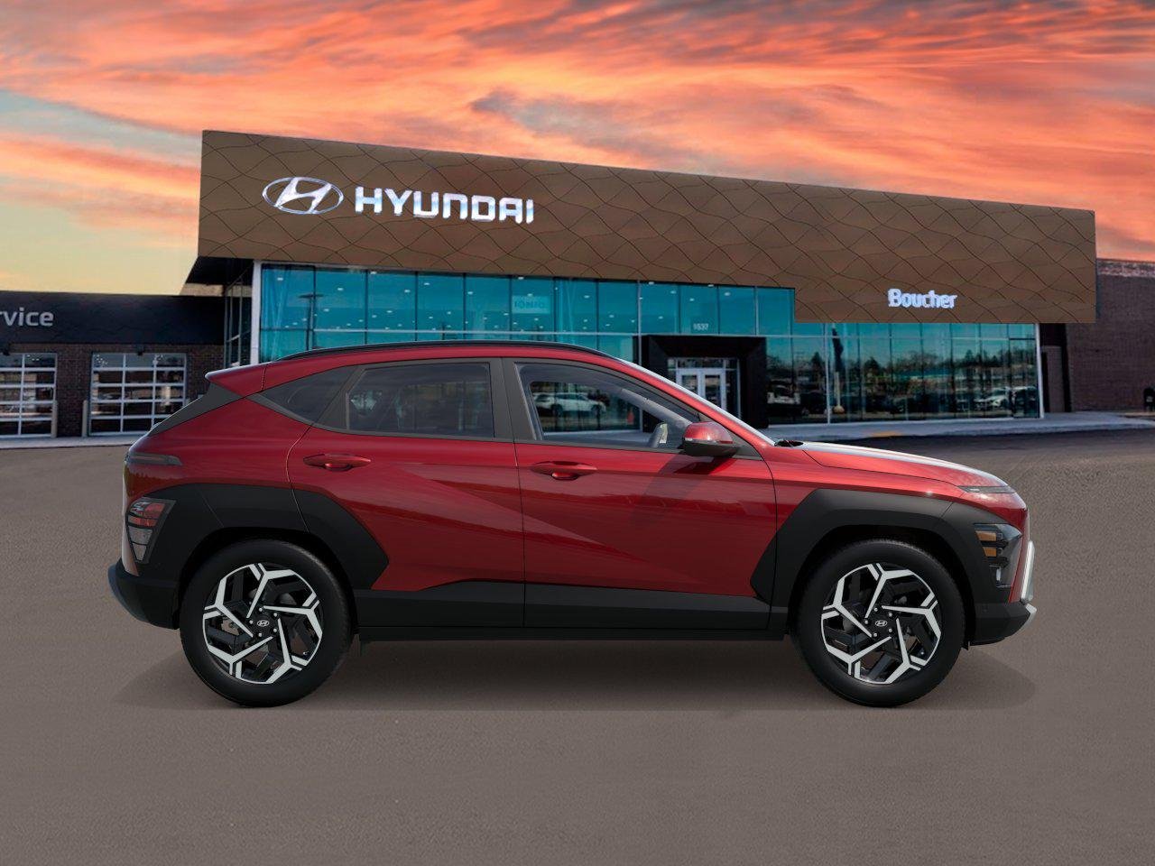 New 2027 Ultimate Red Metallic Hyundai SEL Premium FWD image 7