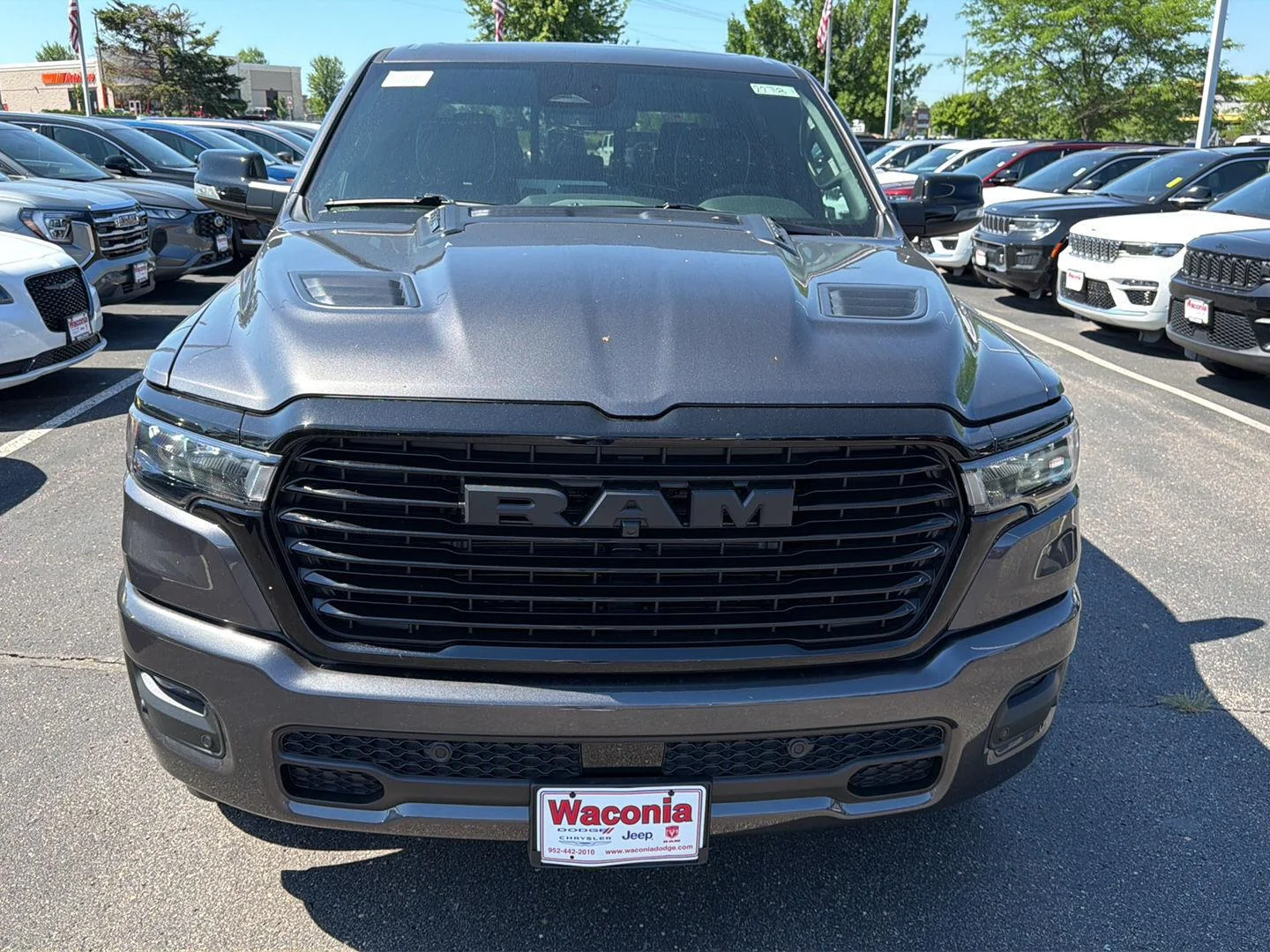 New 2026 Granite Crystal Metallic Clear-Coat Exterior Paint RAM Laramie image 3