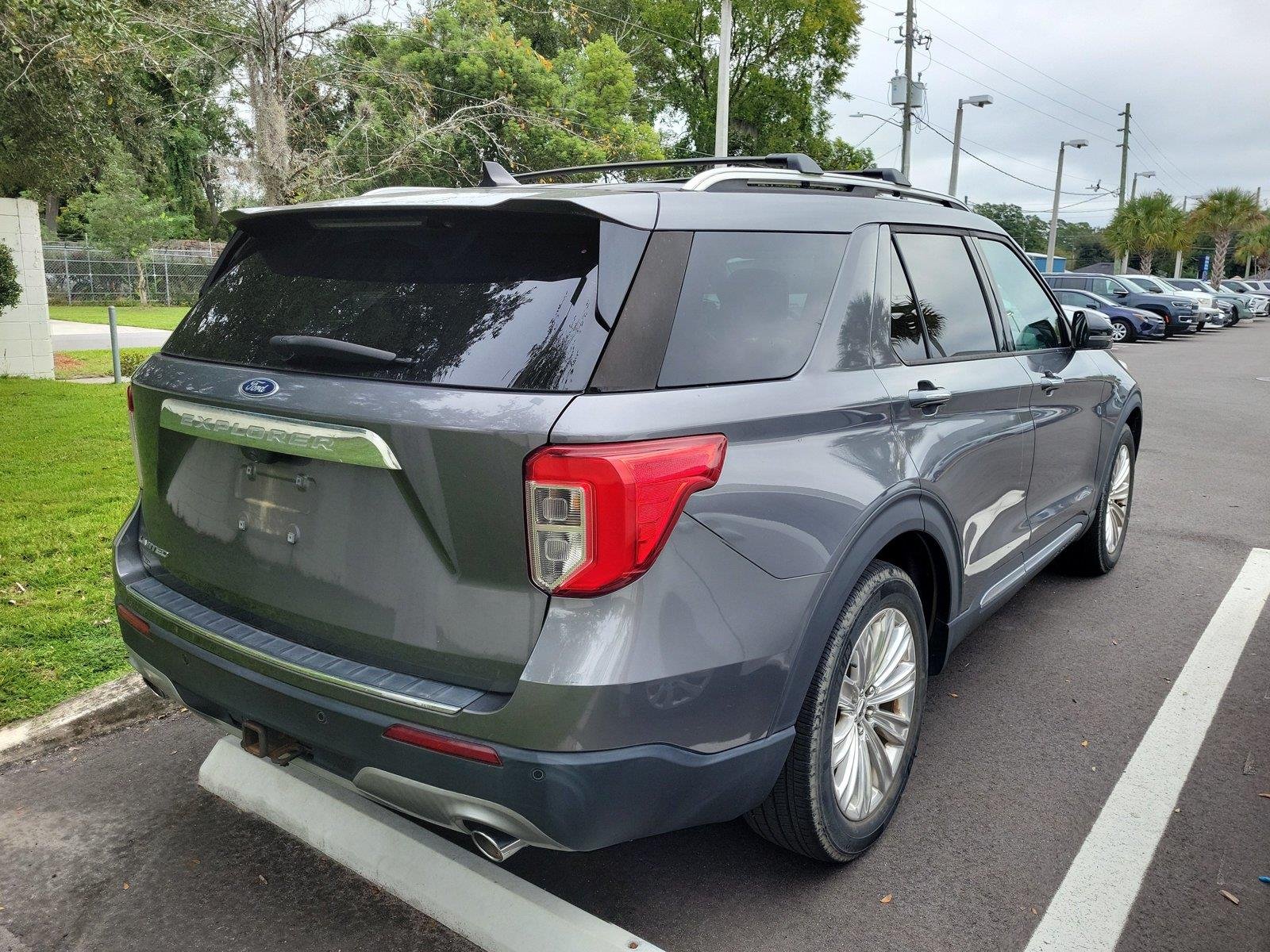 Used 2021 Carbonized Gray Ford Limited image 3