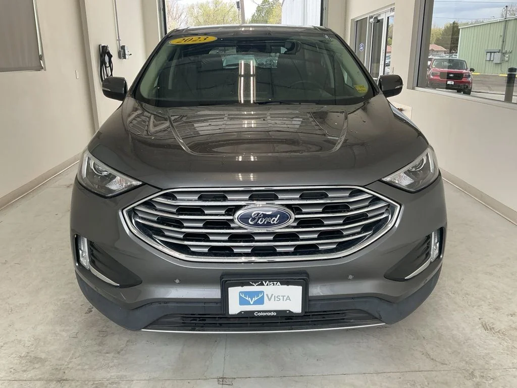 Used 2023 Gray Metallic Ford Titanium image 2