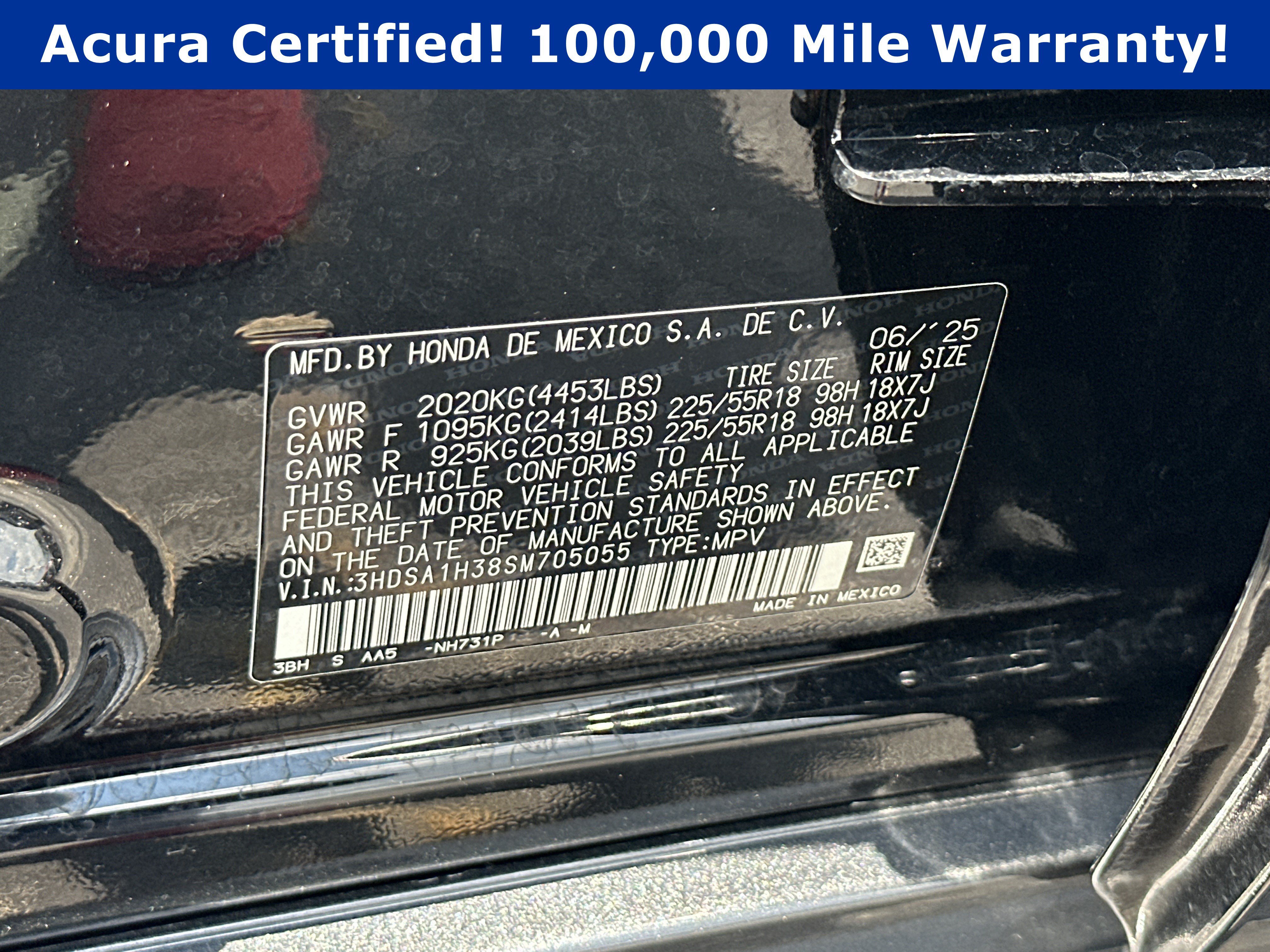 Used 2025 Crystal Black Pearl Acura Base image 37