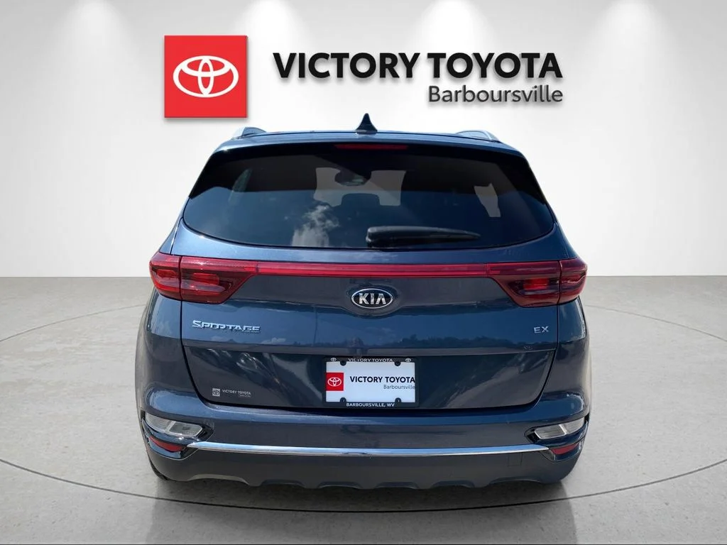 Used 2021 Blue Kia EX image 4