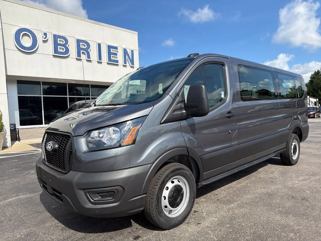 New 2026 Carbonized Gray Metallic Ford Passenger Van XL image 1