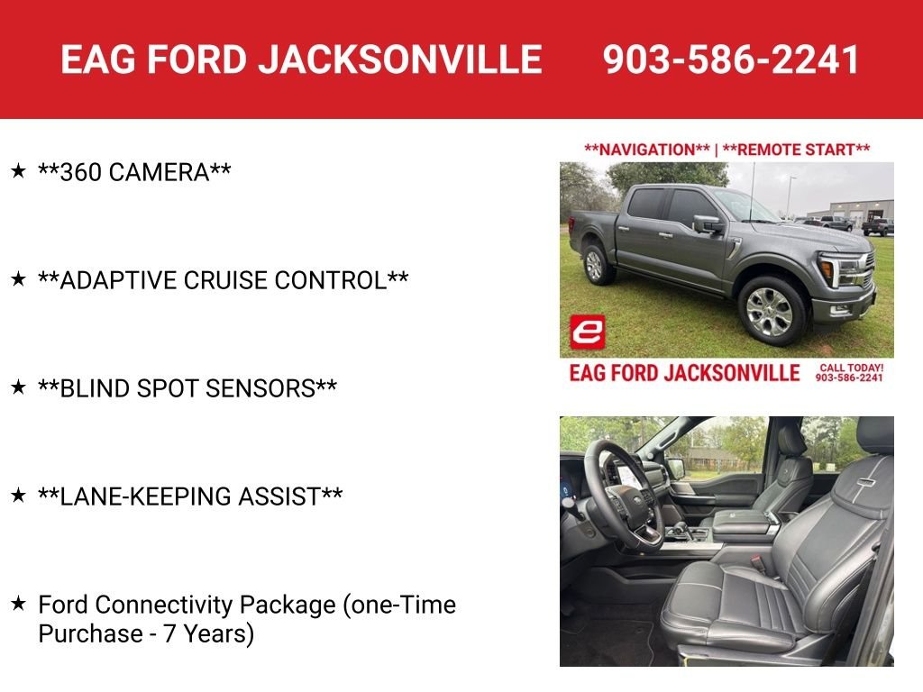 New 2026 Carbonized Gray Metallic Ford Platinum® image 8