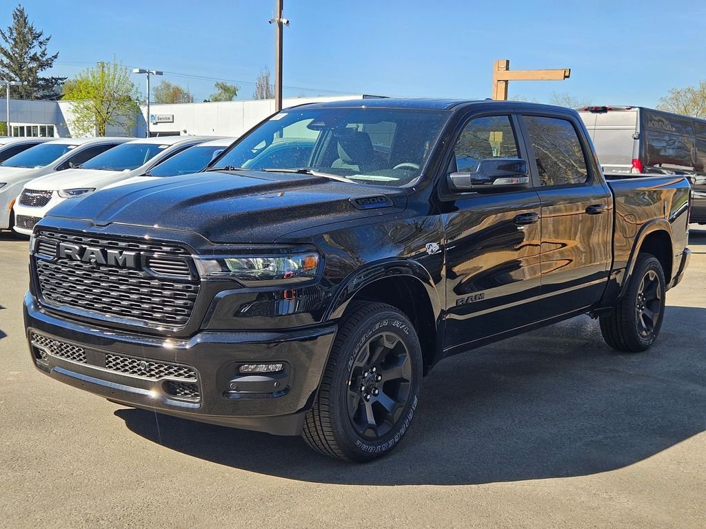 New 2026 Diamond Black Crystal Pearl-Coat Exterior Paint RAM Big Horn/Lone Star image 3