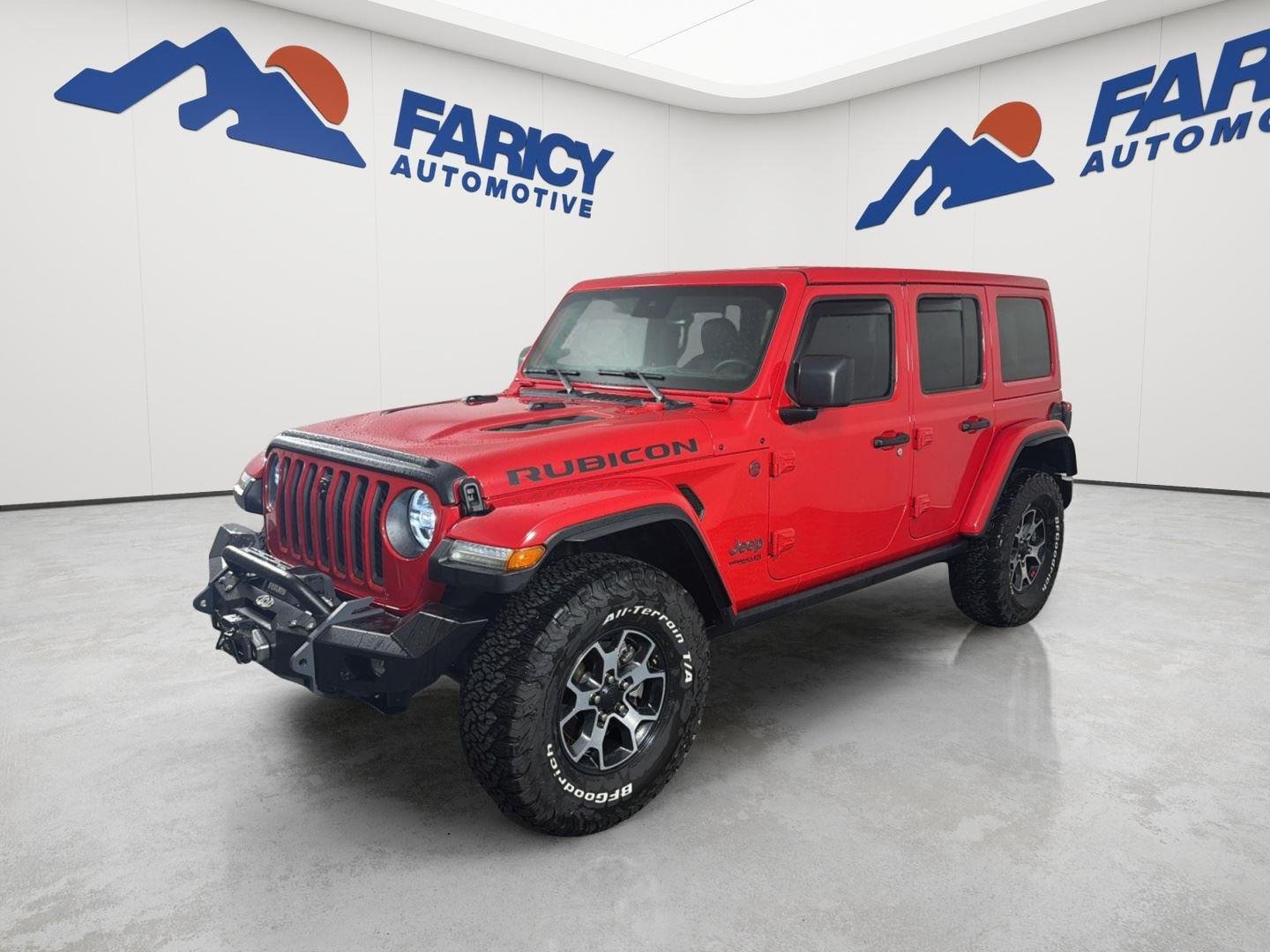 Used 2022 Firecracker Red Clearcoat Jeep Unlimited Rubicon image 1