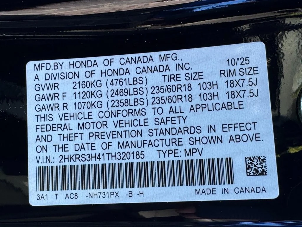 Certified Used 2026 Black Honda EX image 25