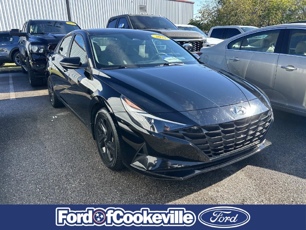 Used 2021 Phantom Black Hyundai Blue image 2