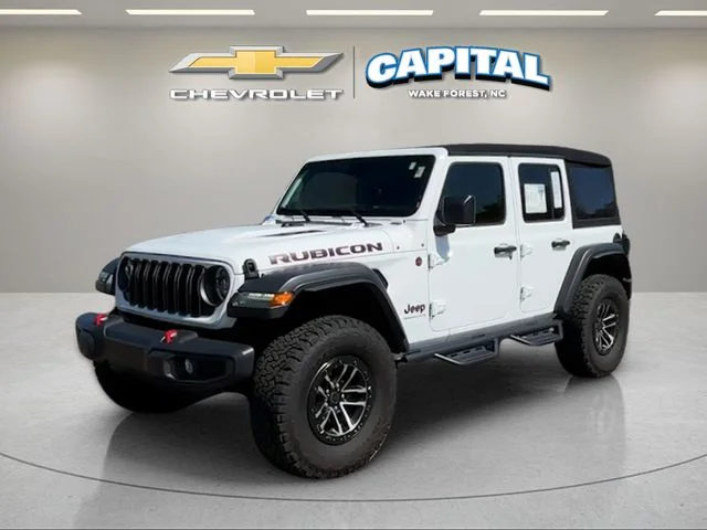 Used 2024 White Jeep Rubicon image 1