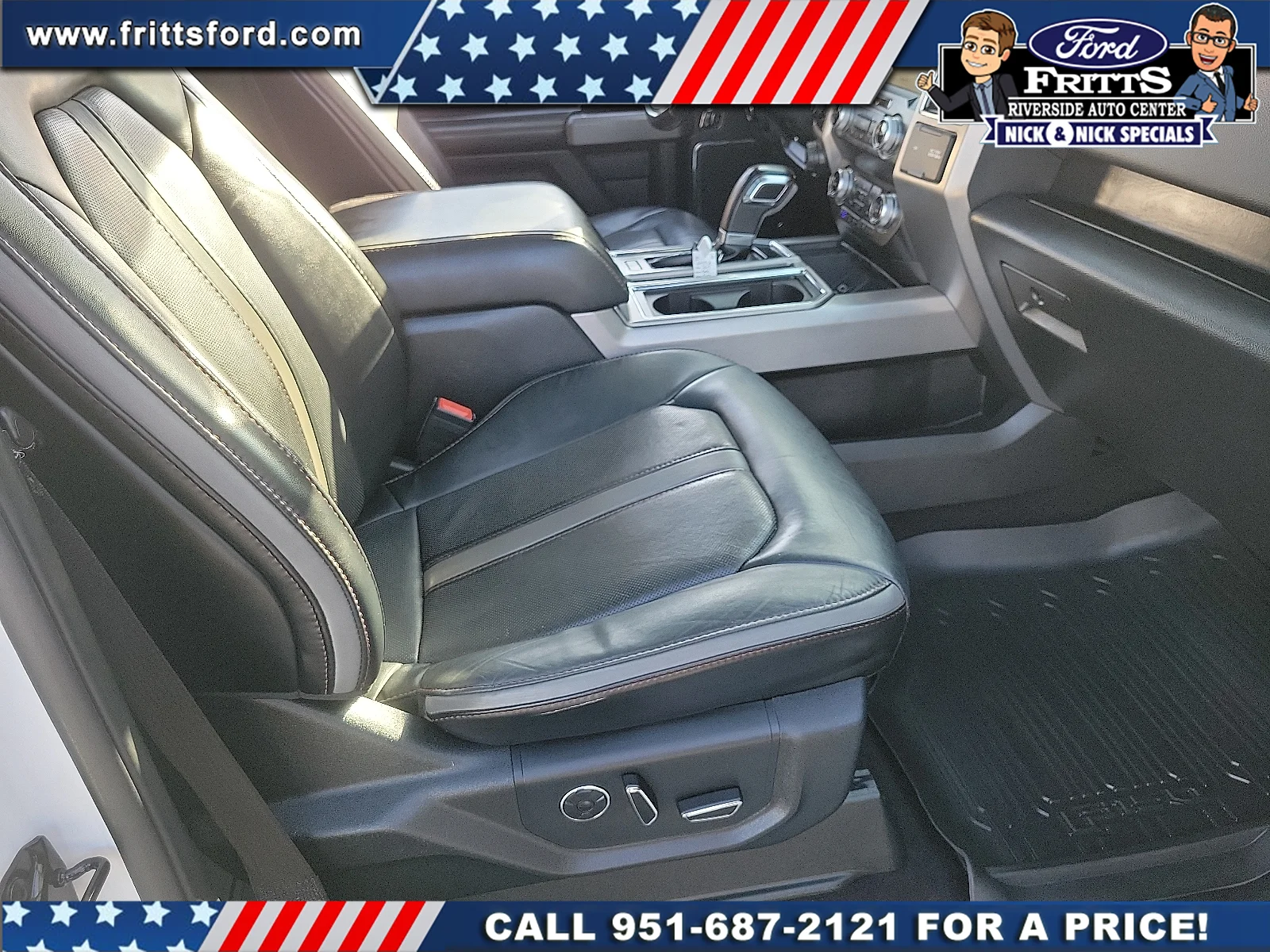Certified Used 2019 White Platinum Clearcoat Metallic Ford Platinum image 16