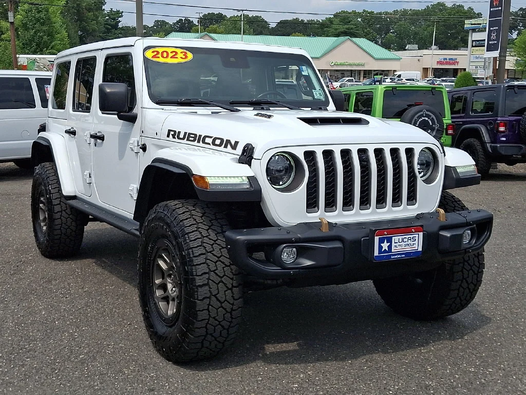 Used 2023 Bright White Clearcoat Jeep Rubicon 392 image 2