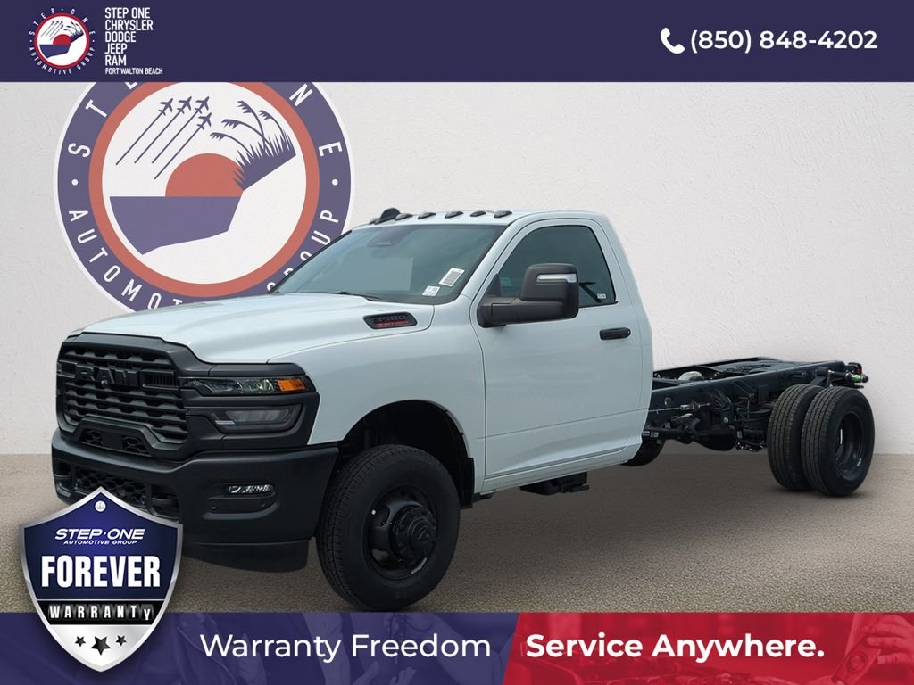 New 2026 Bright White Clear-Coat Exterior Paint Ram Tradesman image 1