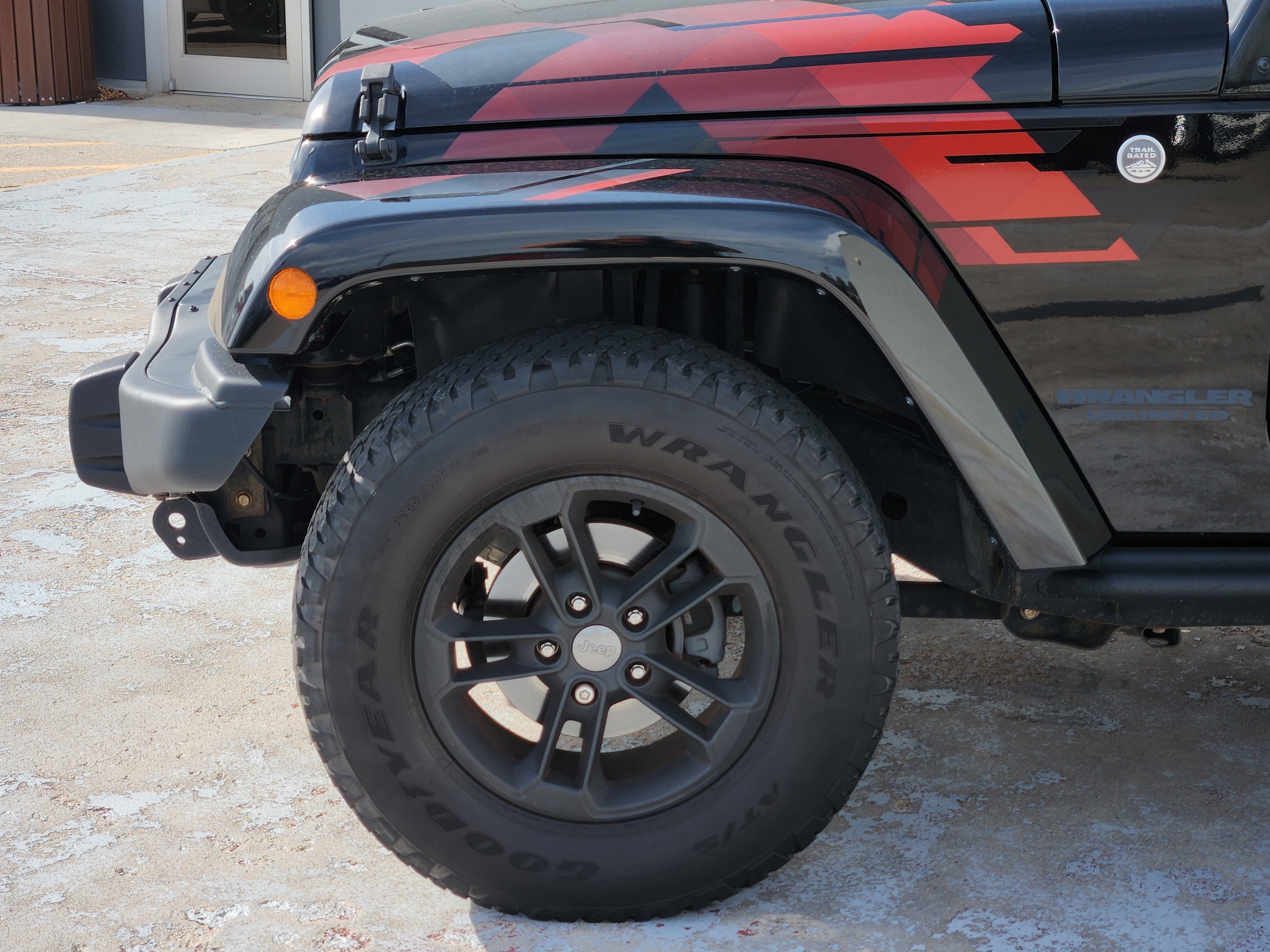 Used 2017 Black Clearcoat Jeep Winter image 8