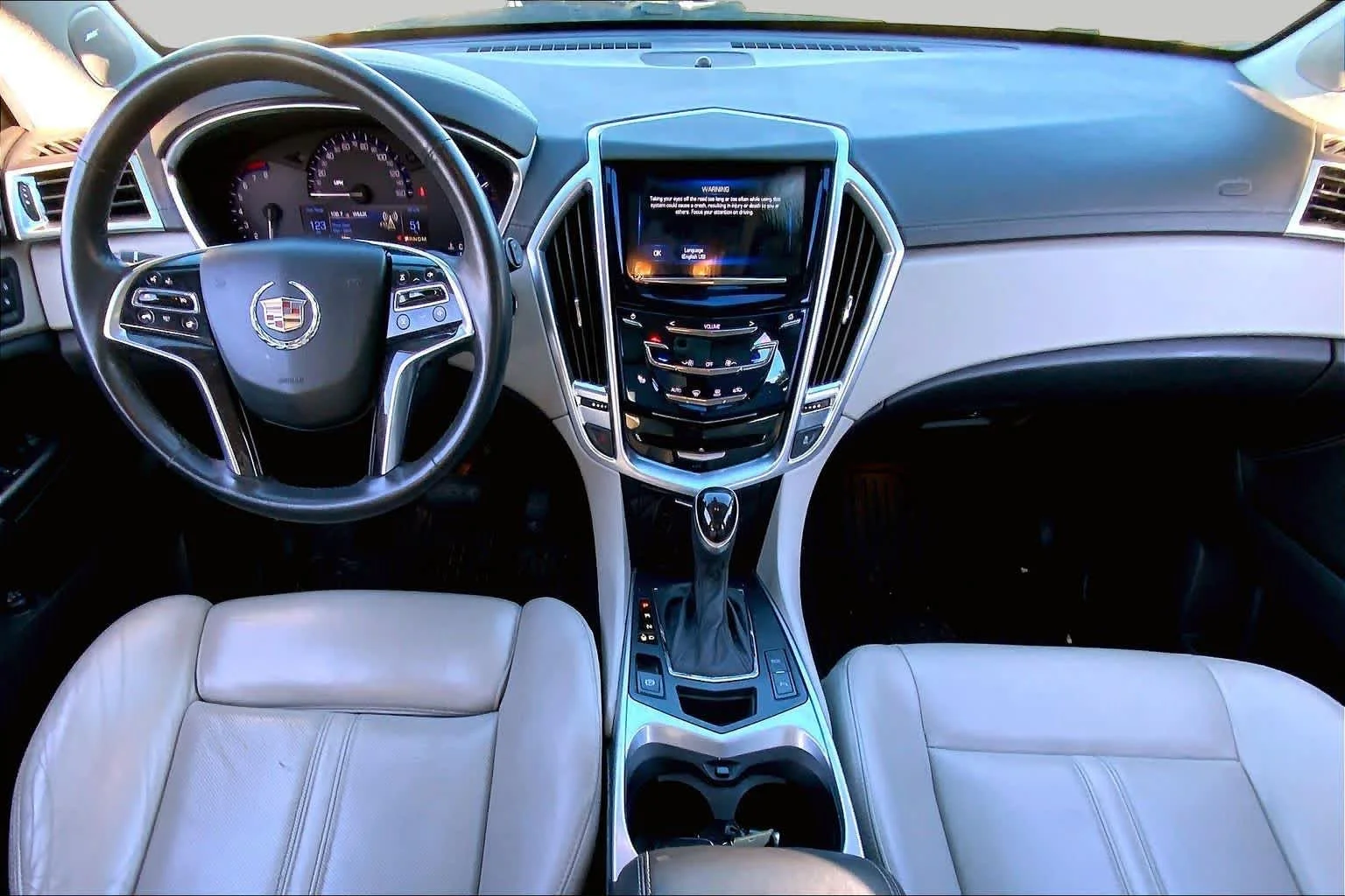 Used 2015 Platinum Ice Tricoat Cadillac Performance Collection image 16