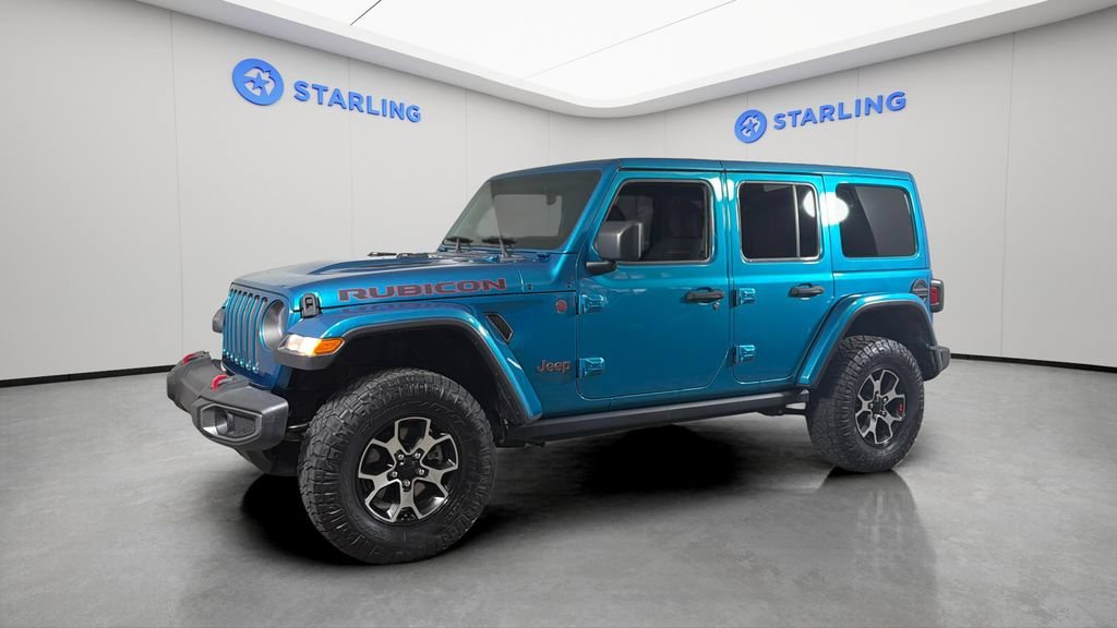 Used 2020 Teal Jeep Rubicon 4x4 image 2