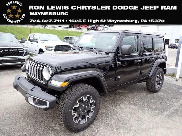 New 2025 Black Jeep Sahara image 1