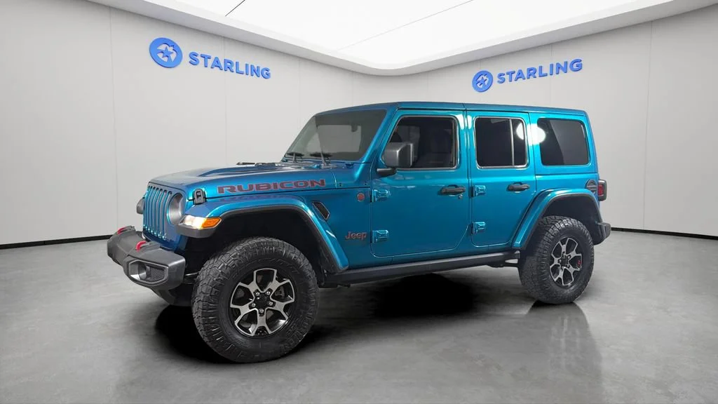 Used 2020 Teal Jeep Rubicon 4x4 image 2