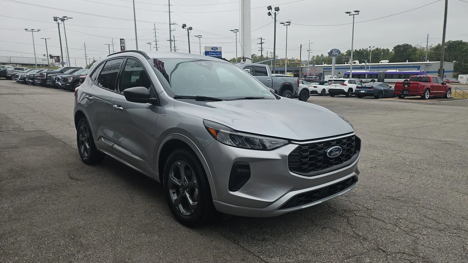 Used 2024 Iconic Silver Metallic Ford ST-Line AWD image 7