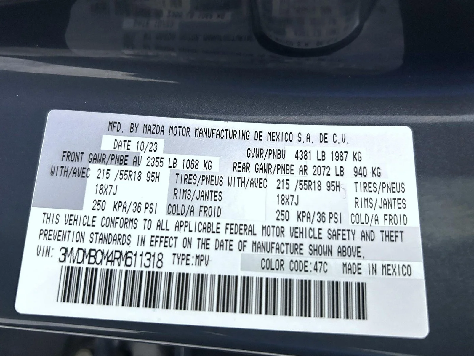 Certified Used 2024 Gray Mazda 2.5 S Carbon Edition image 25