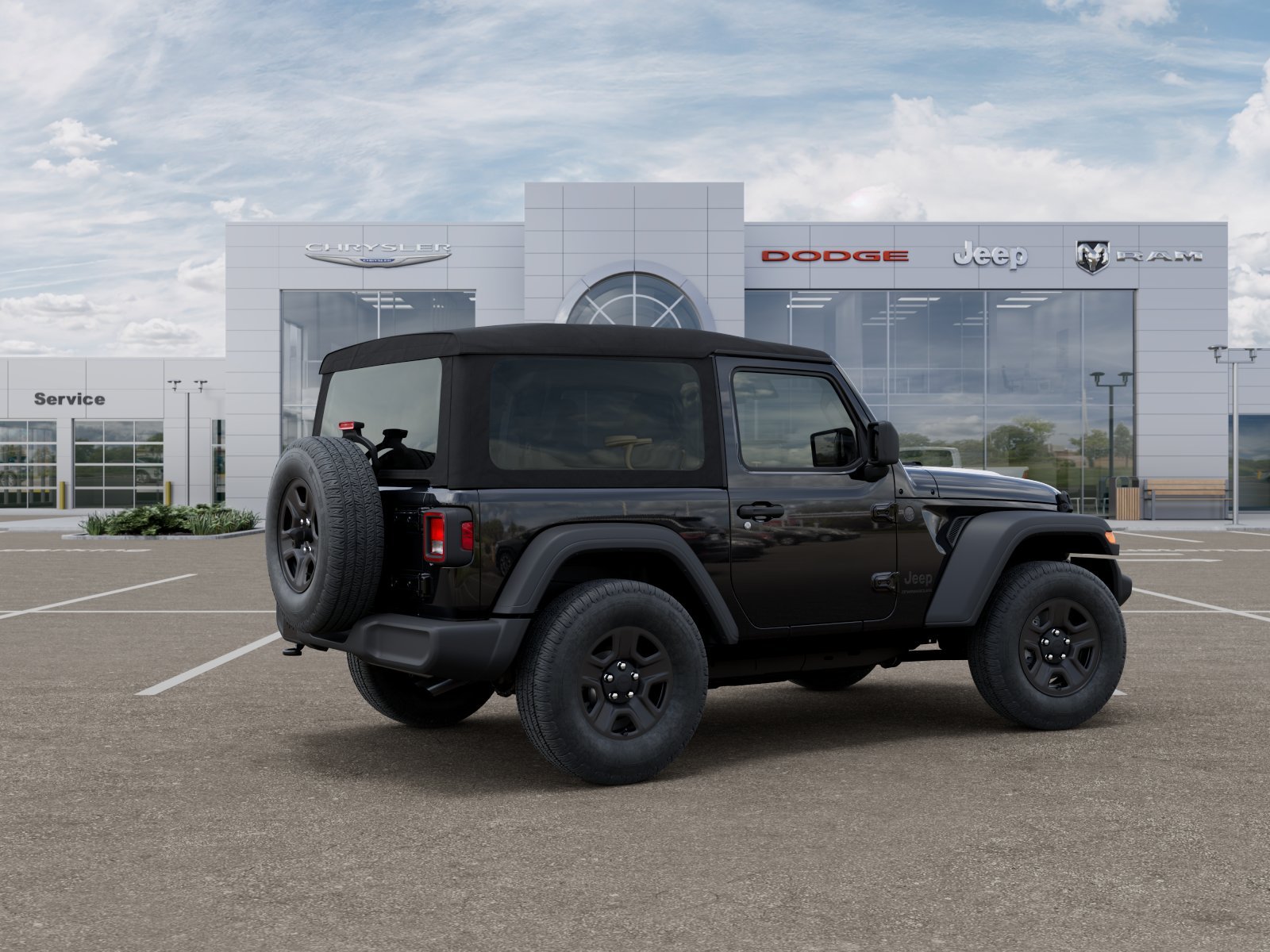 New 2026 Black Clearcoat Jeep Sport image 40