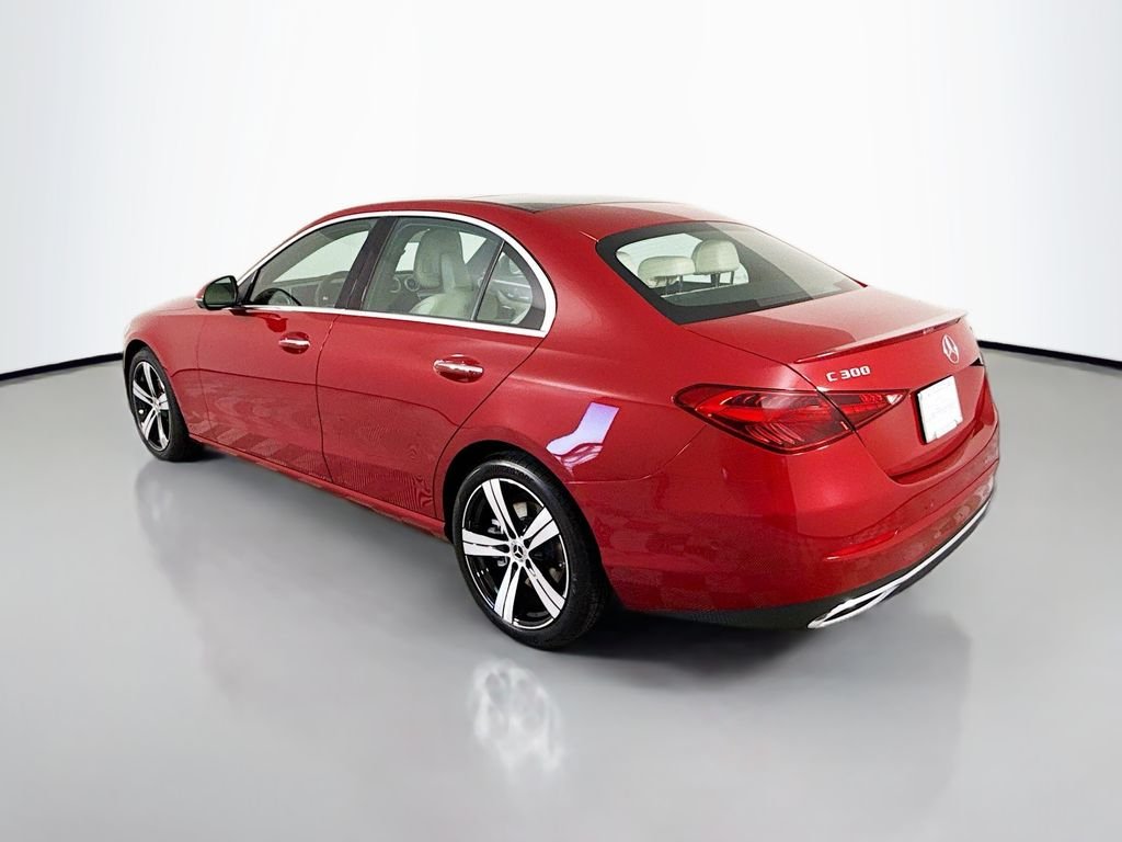 Used 2025 Red Mercedes-Benz C 300 image 3