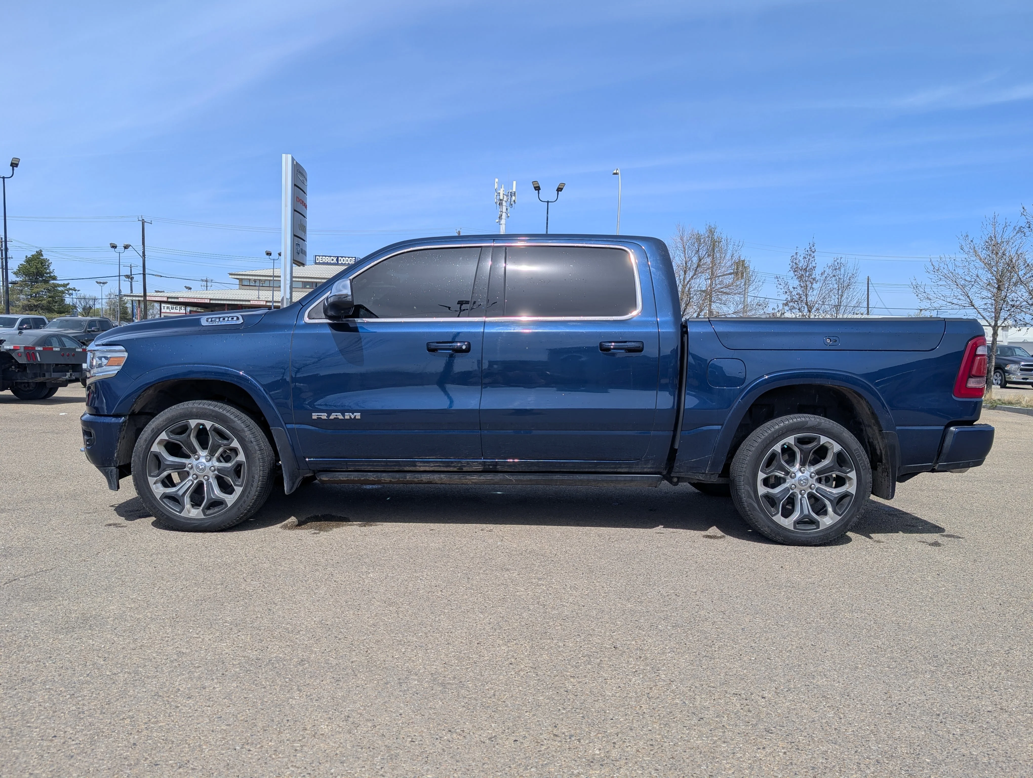Used 2024 Patriot Blue Pearl Ram Limited Longhorn image 3