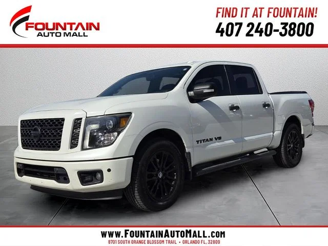 Used 2018 White Nissan SV image 1