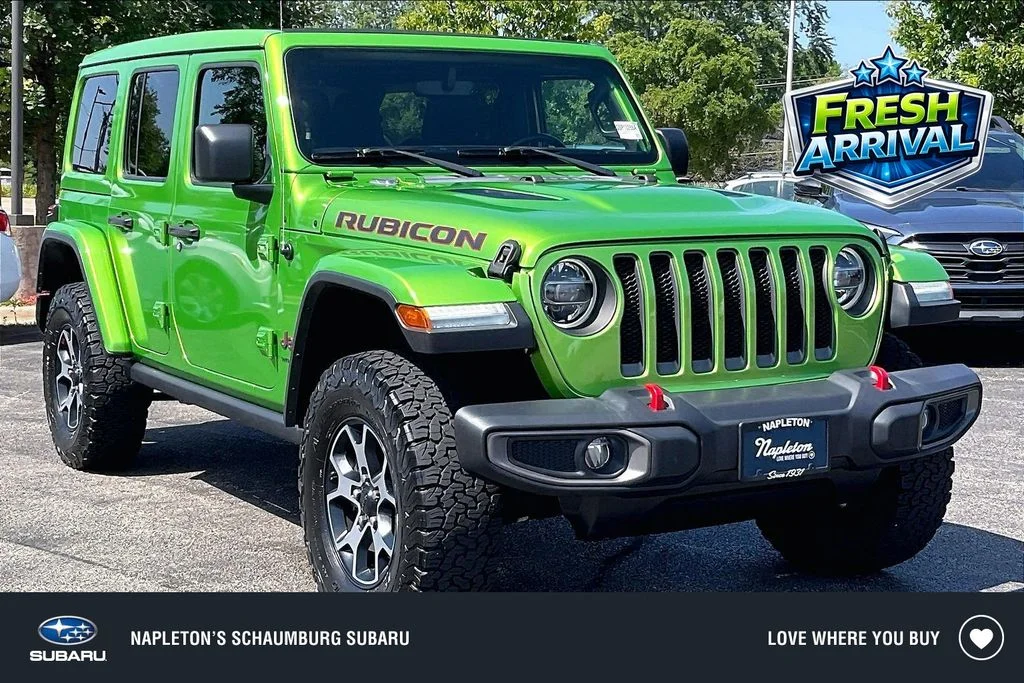 Used 2019 Green Jeep Unlimited Rubicon image 1