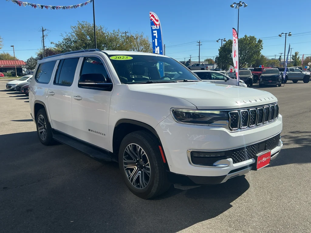 Used 2023 Bright White Clearcoat Jeep Series II image 3