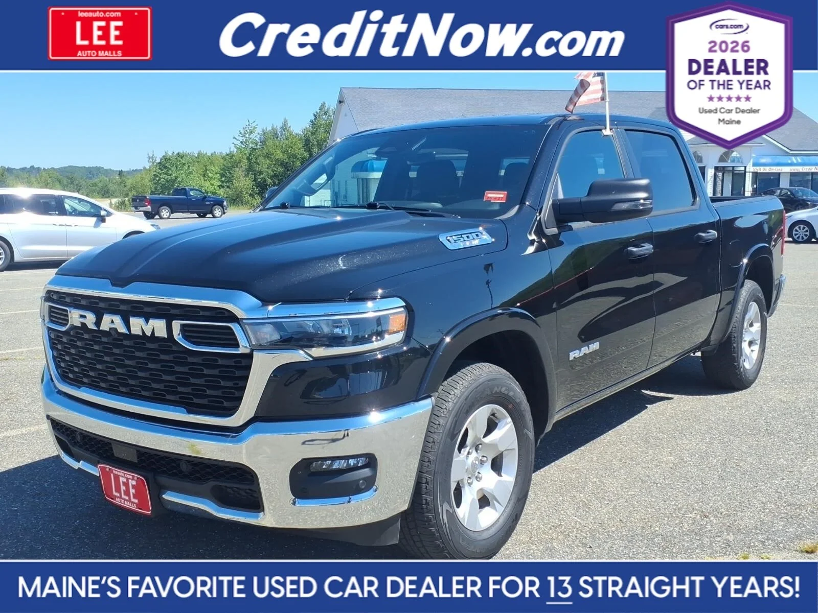 Used 2025 Diamond Black Ram Big Horn/Lone Star image 1