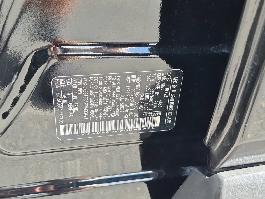 Used 2023 Black Nissan SV image 34
