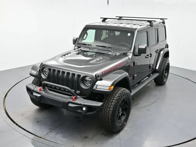 Used 2020 Granite Crystal Metallic Clearcoat Jeep Rubicon image 32