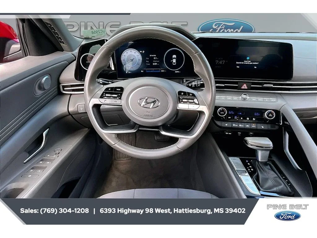 Used 2023 Scarlet Red Pearl Hyundai SEL image 5