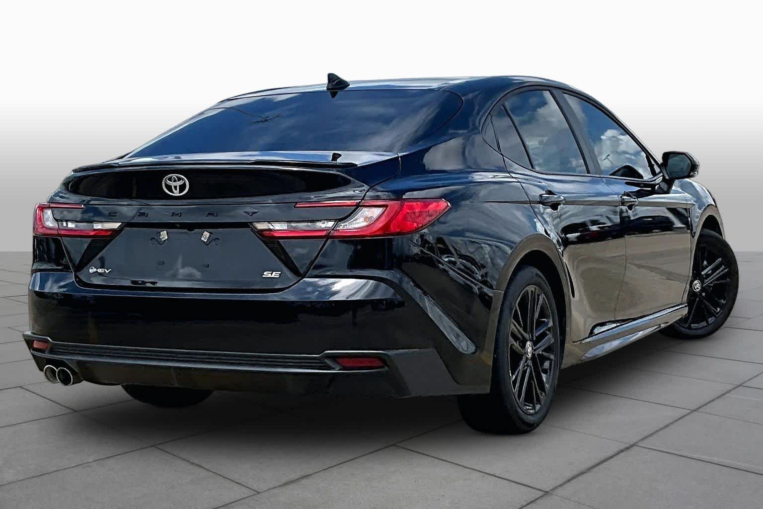 Used 2025 Midnight Black Metallic Toyota SE image 13