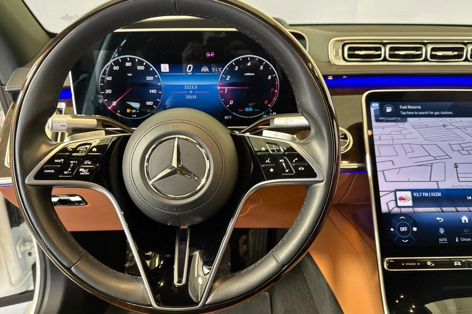 Used 2021 Designo Diamond White Mercedes-Benz S 580 image 10