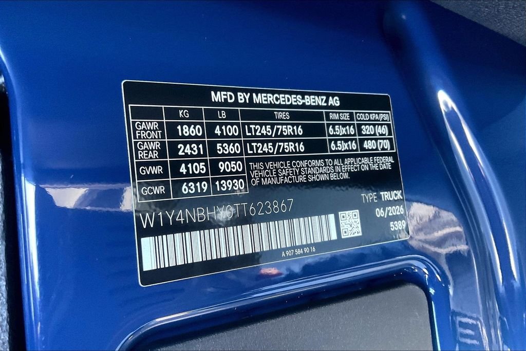 New 2026 Steel Blue Mercedes-Benz Cargo 144 WB image 9