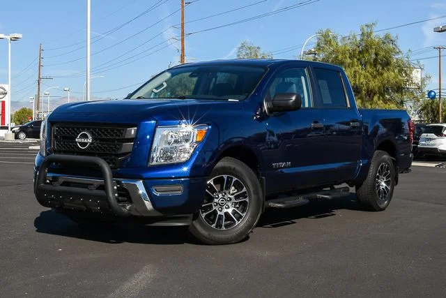 Used 2023 Blue Nissan SV image 1