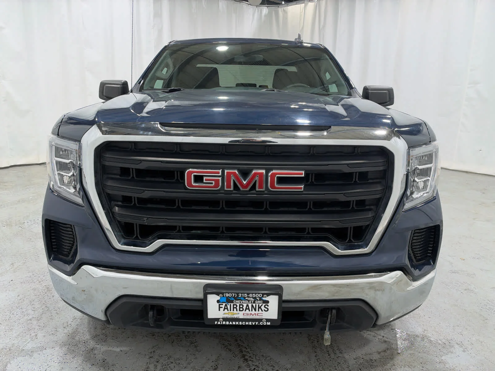 Certified Used 2021 PACIFIC BLUE METALLIC GMC 4WD Double Cab Standard Box image 8