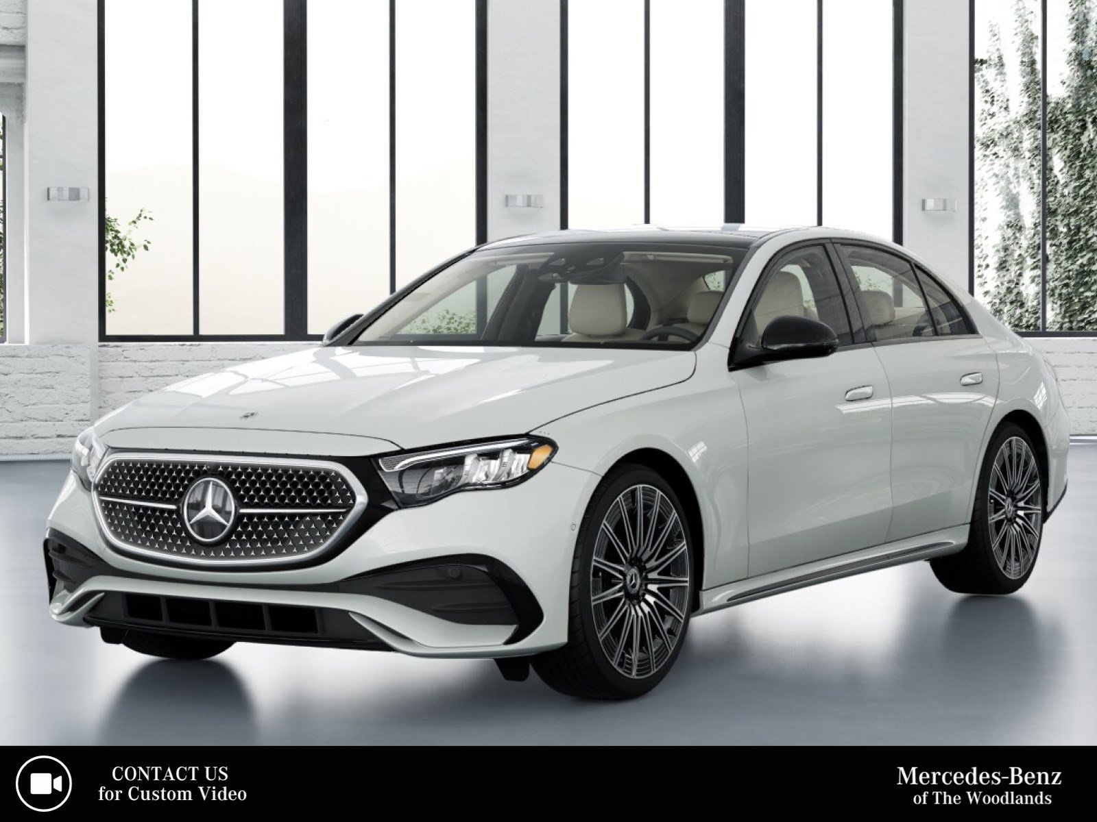 New 2026 MANUFAKTUR Moonlight White Metallic Mercedes-Benz E 450 image 1