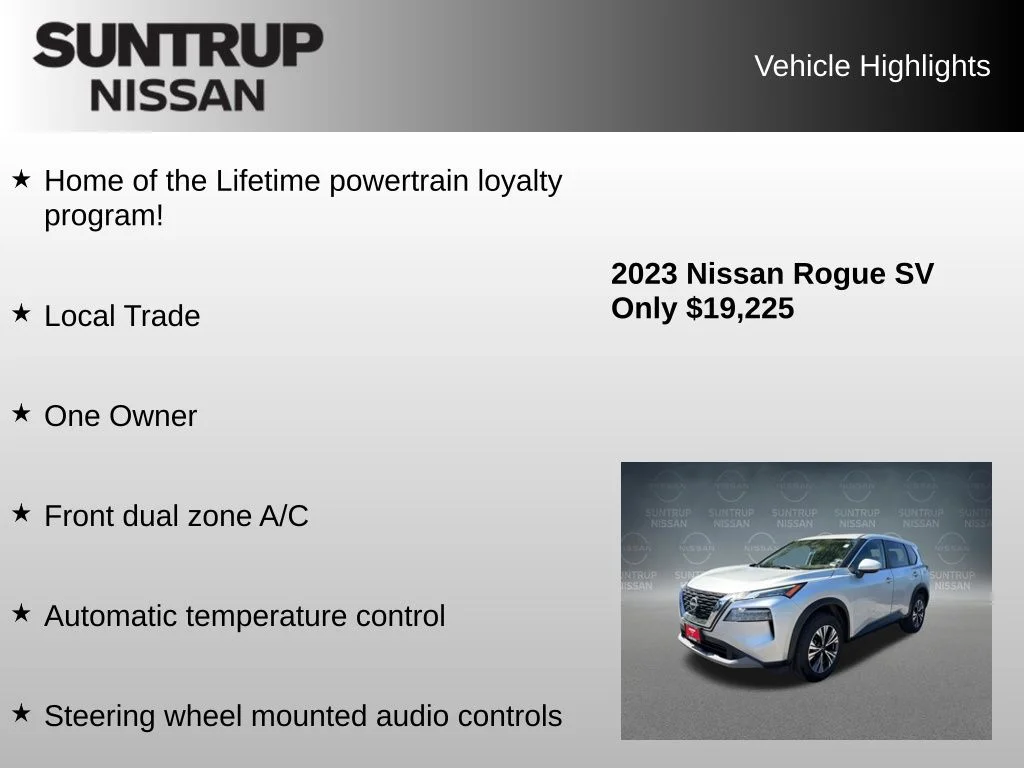 Used 2023 Silver Nissan SV image 8