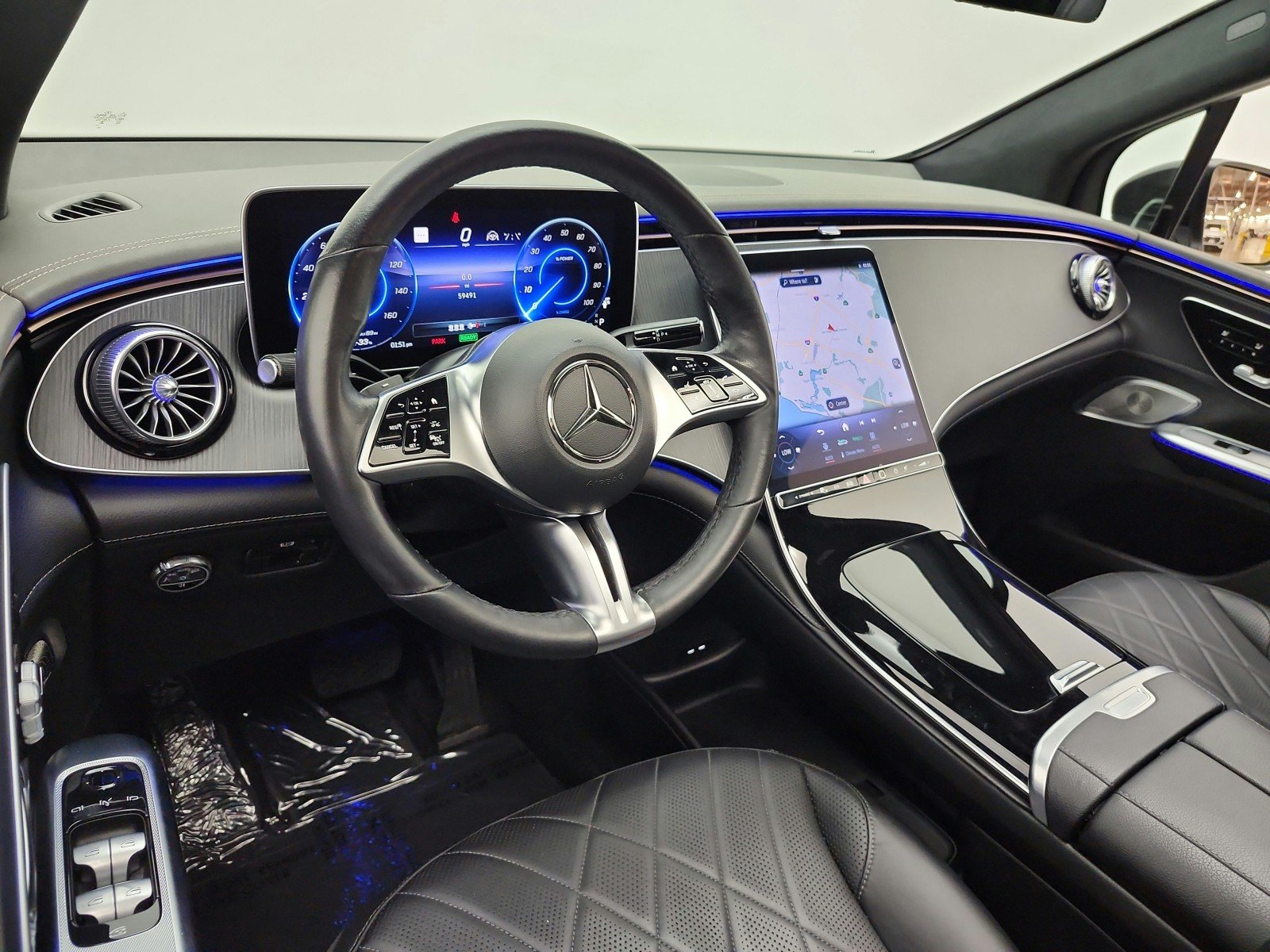 Used 2023 Obsidian Black Metallic Mercedes-Benz EQE 500 image 14