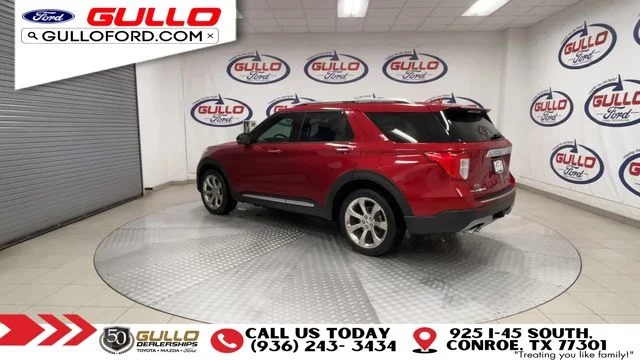 Certified Used 2020 Rapid Red Metallic Tinted Clearcoat Ford Platinum image 6