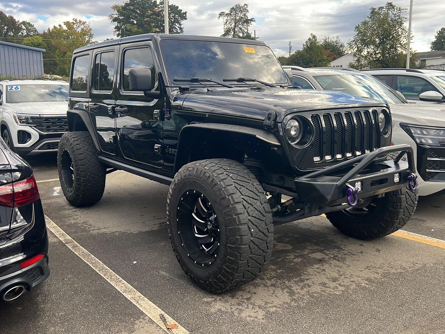Used 2022 Black Clearcoat Jeep Unlimited Sport Altitude image 3