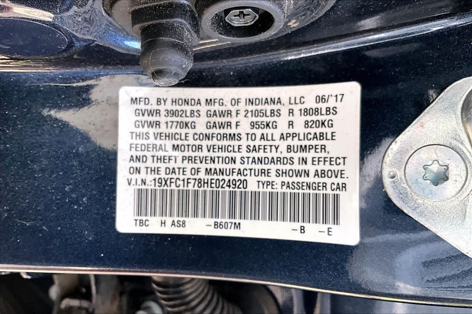 Used 2017 Cosmic Blue Metallic Honda EX-L image 34