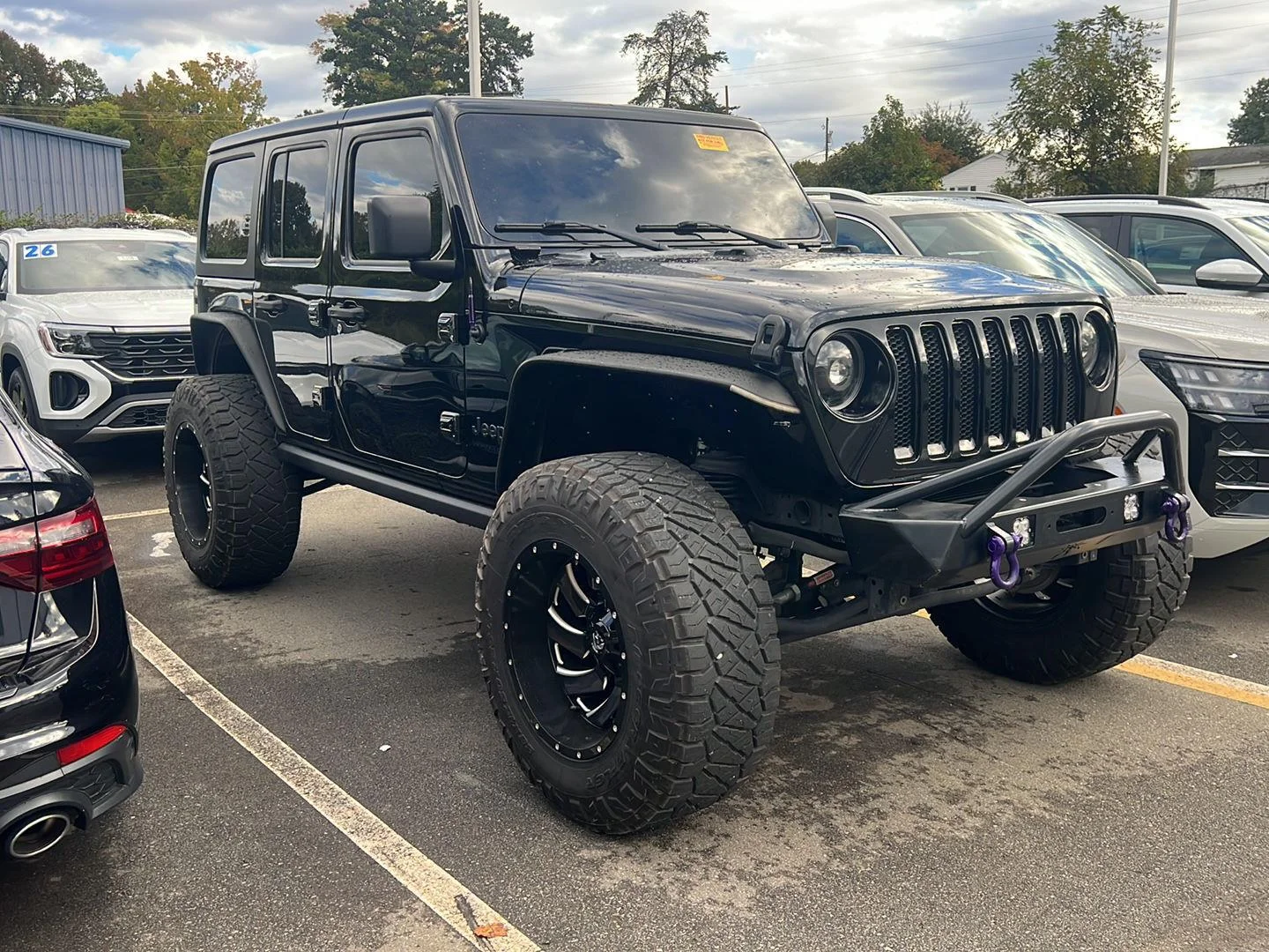 Used 2022 Black Clearcoat Jeep Unlimited Sport Altitude image 3