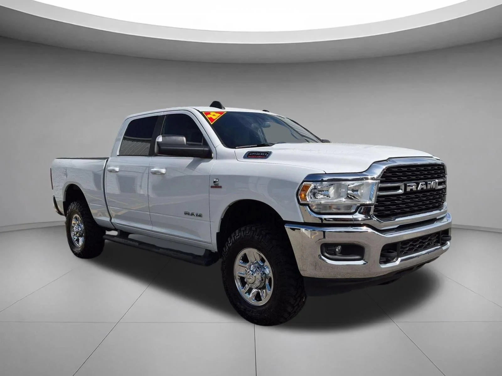 Used 2022 Bright White Clearcoat Ram Big Horn image 7