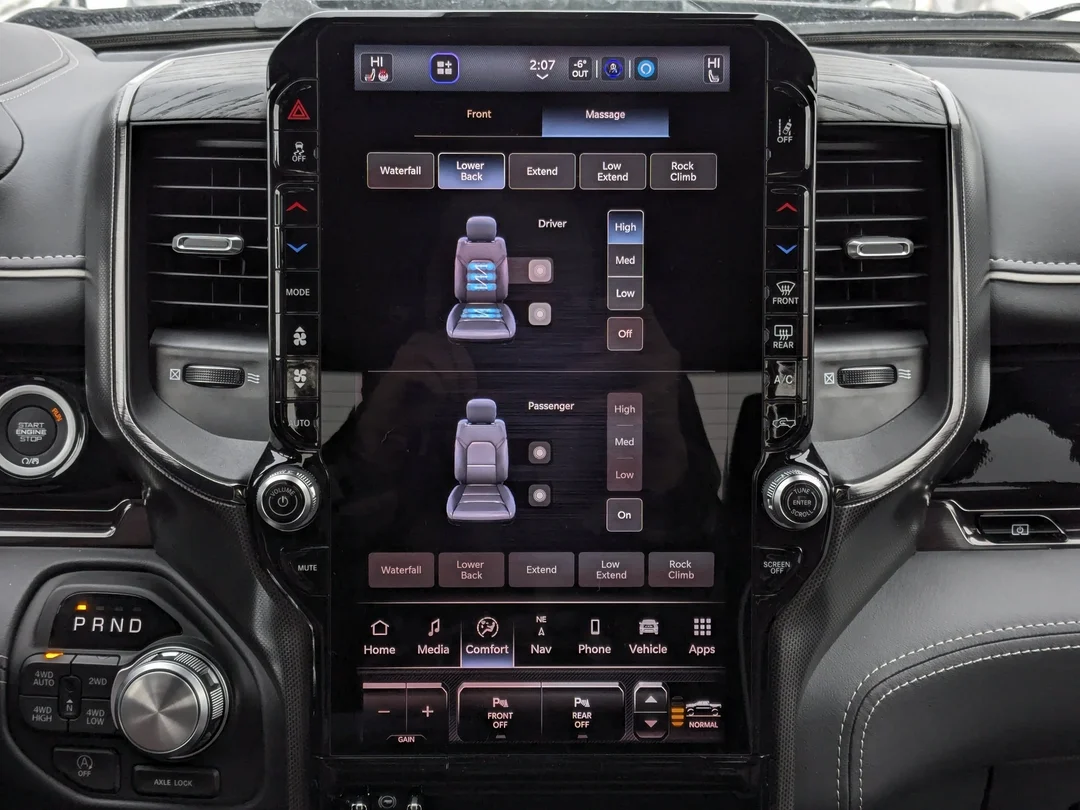New 2026 Black RAM Limited - - Night Ed - Pano Sunroof - Hurricane HO Turbo - 14.4 Screen - Head-Up Display & More! image 24