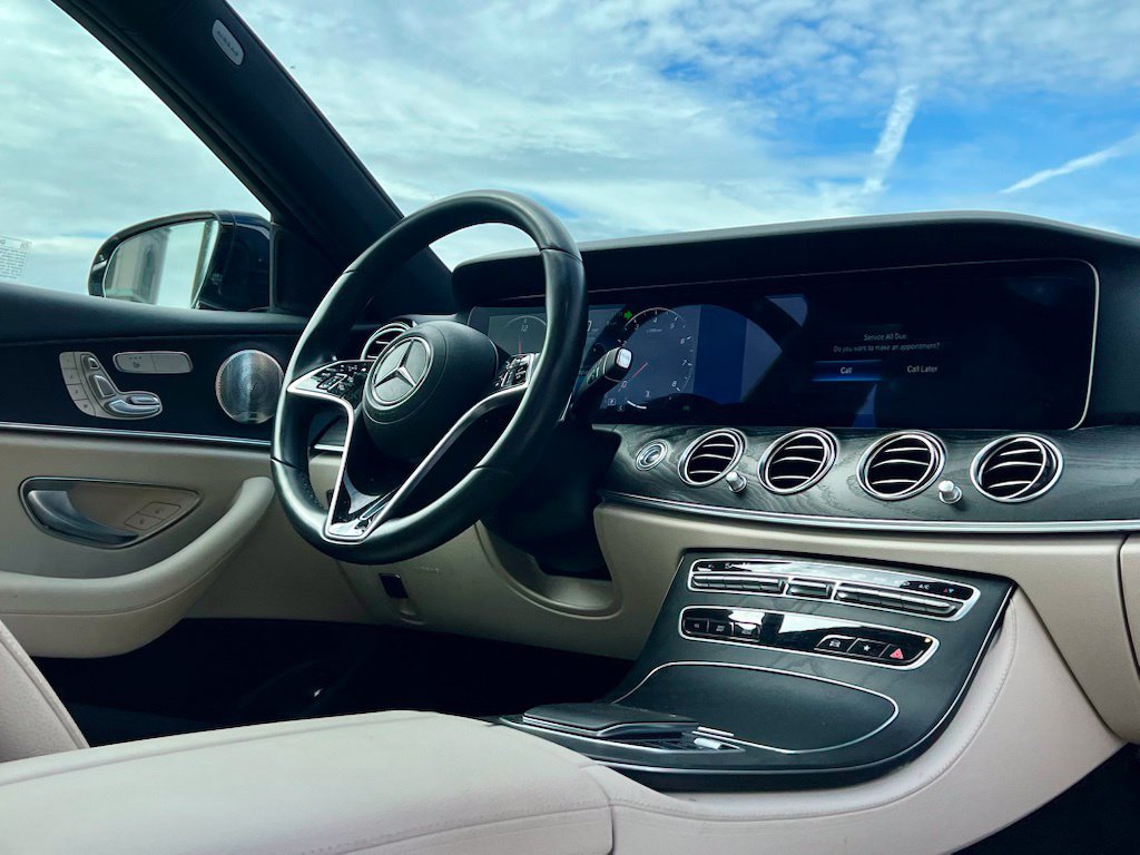 Certified Used 2023 Blue Mercedes-Benz E 350 image 11