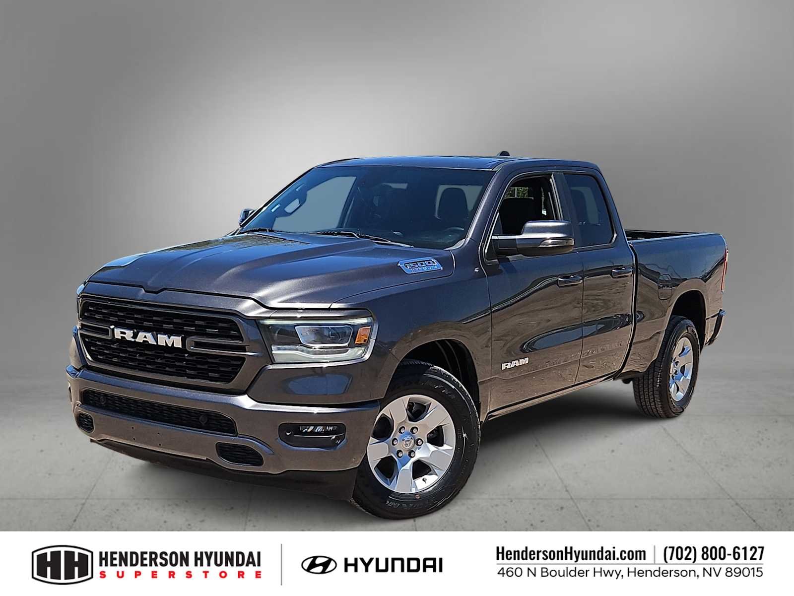 Used 2023 Granite Crystal Metallic Clearcoat Ram Big Horn image 1
