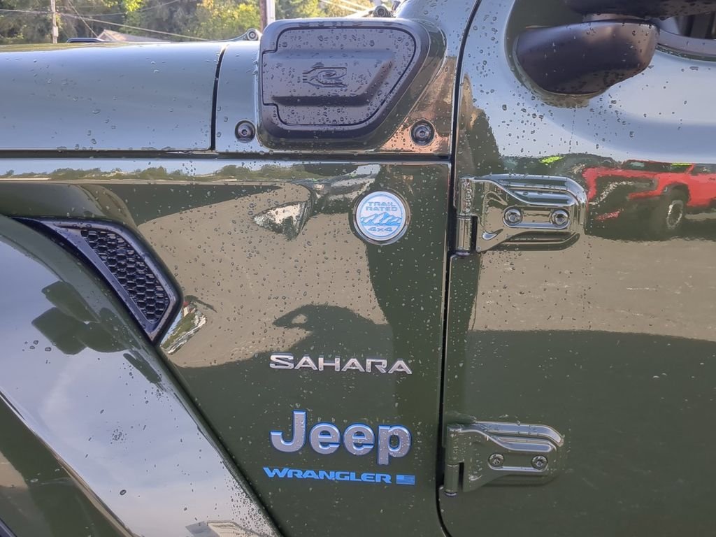 Used 2023 Sarge Green Clearcoat Jeep Sahara 4xe image 22